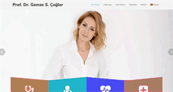 Desktop Screenshot of drgamzecaglar.com