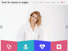 Tablet Screenshot of drgamzecaglar.com